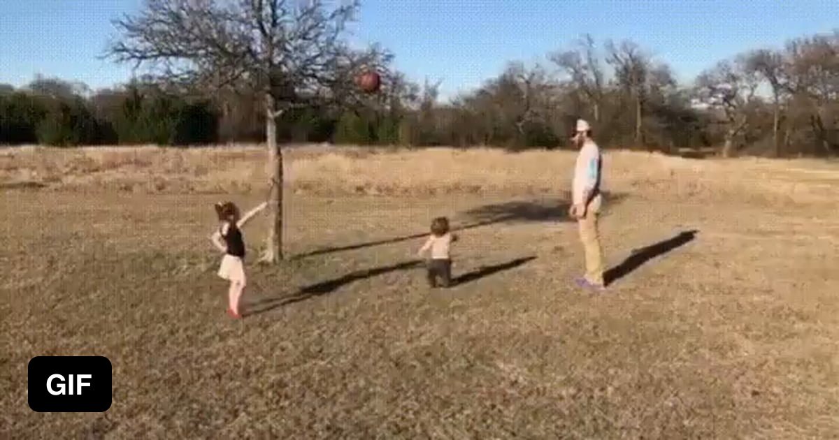 Kicking a ball out of a tree 9GAG