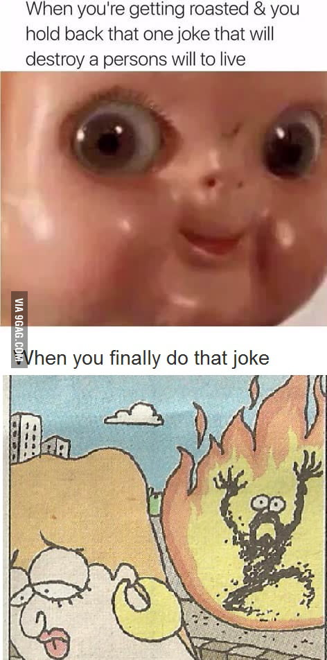 In your face! - 9GAG
