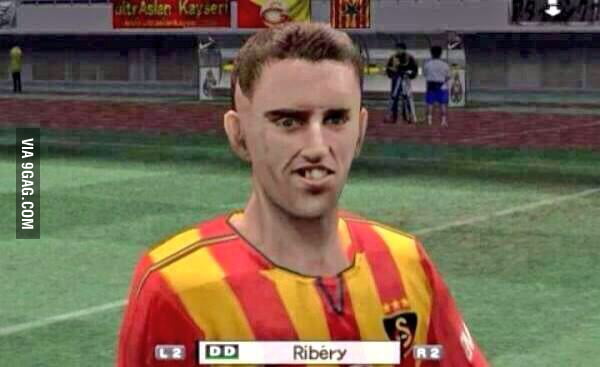 Franck Ribery in PES 6 - 9GAG