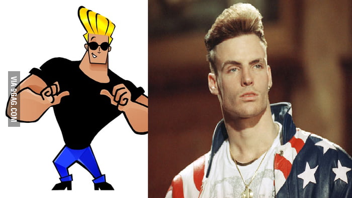 Johnny Bravo is real! Vanilla Ice is just his alias! - 9GAG