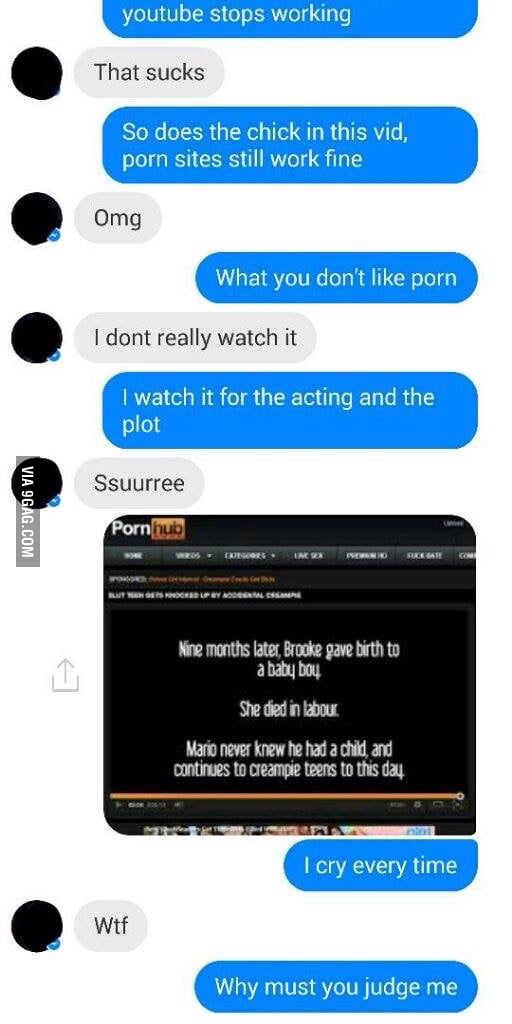 Watching Porn For The Plot 9gag 9392