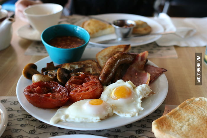 Full English Breakfast - 9GAG