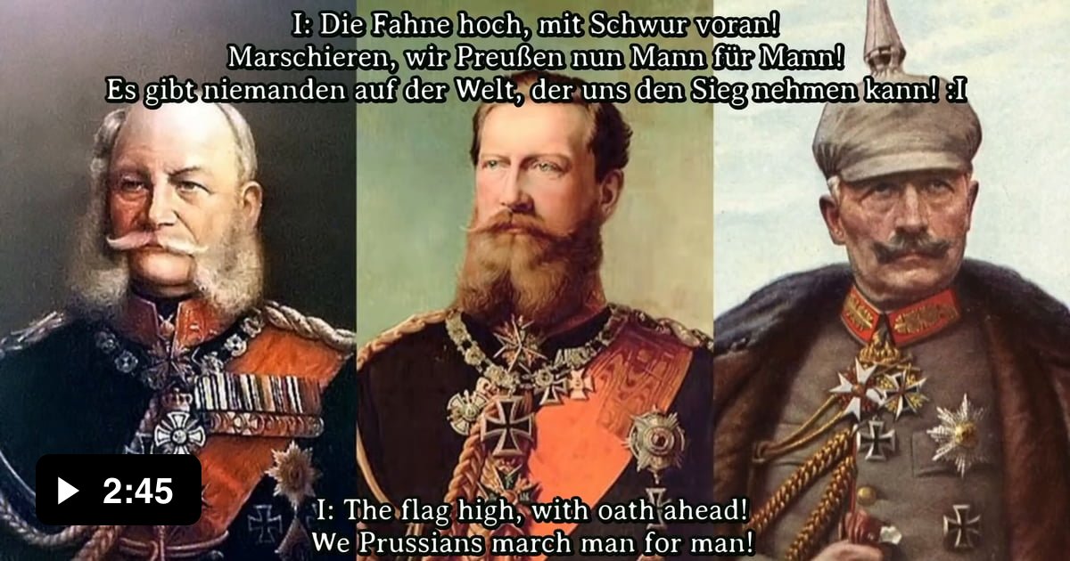 Preußens Gloria With Lyrics + English Translation 9GAG