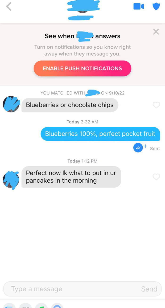 Horny pickup line? Pancakes? ️ 9GAG