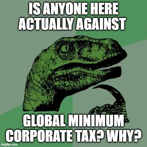 Enforced globally, it prevents profit shifting and tax avoidance. Even ...