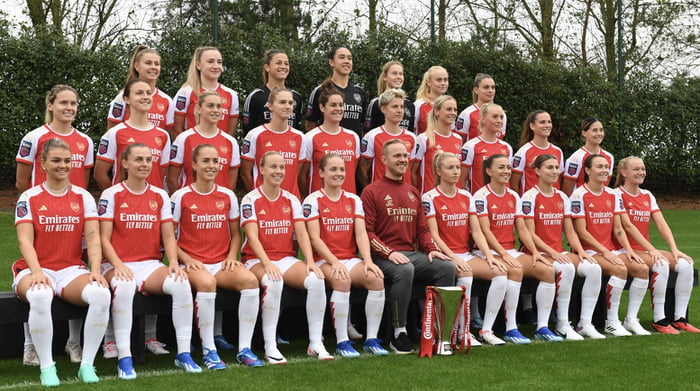 Arsenal Women are facing criticism for all-white squad photo. I think ...