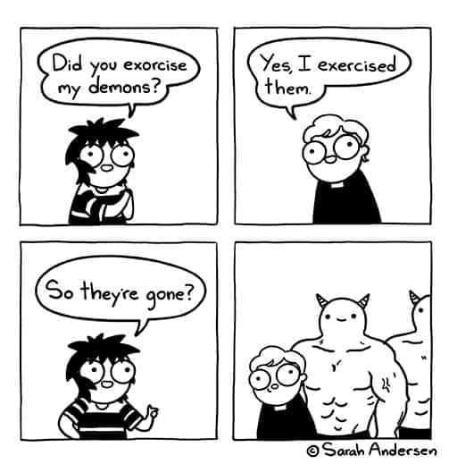 Exercised Demons 666 Reps 9GAG exercised-demons-666-reps-9gag