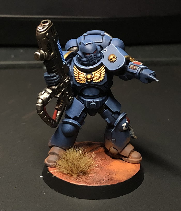 Ultramarine Primaris Hellblaster Gag