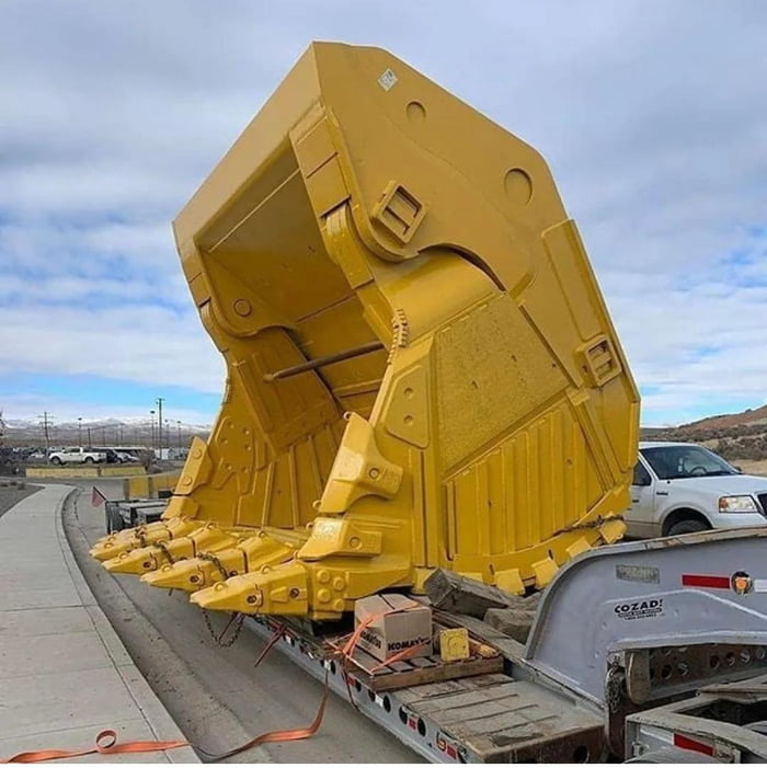 Massive Excavator Bucket 9GAG