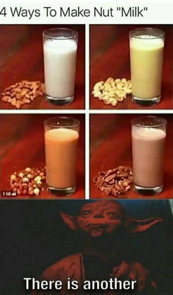 4 ways to make nut milk 9GAG