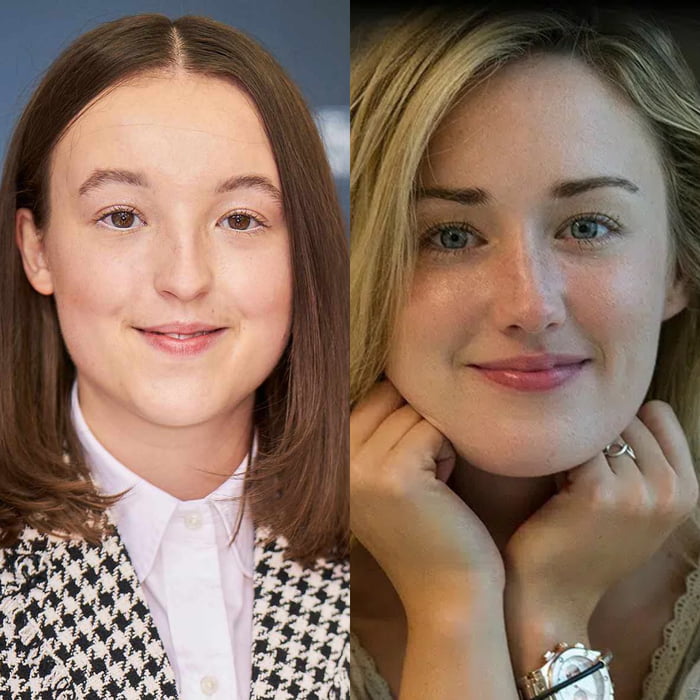I think hbo made a good try for Ellie (Bella Ramsey) to look like her  mother (Ashley Johnson, originally voiced tlou Ellie), but all i see is  b*tching about it - 9GAG