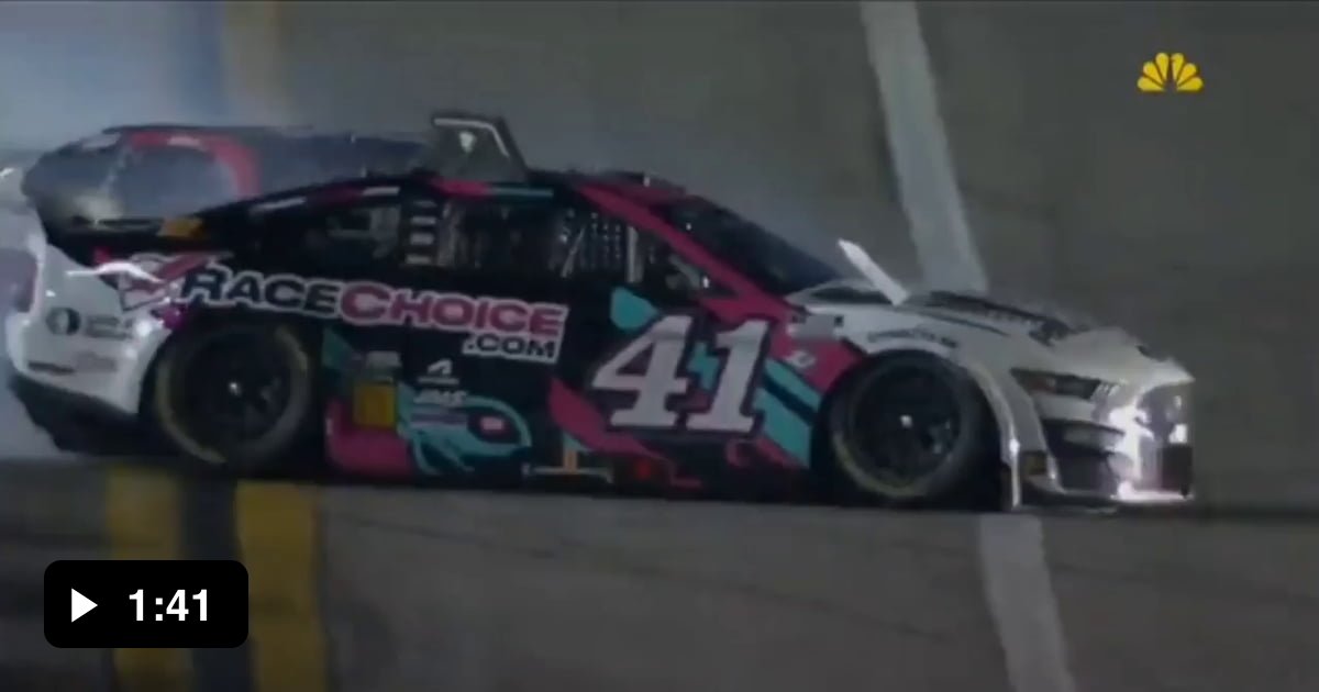 Nascar Driver Ryan Preece Flips Times In This Violent Crash Late At Daytona Gag