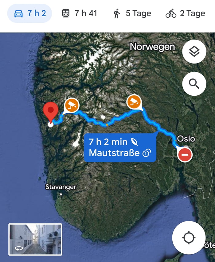 I Have Three Days In Norway To Travel From Oslo To Bergen By Car. Any ...