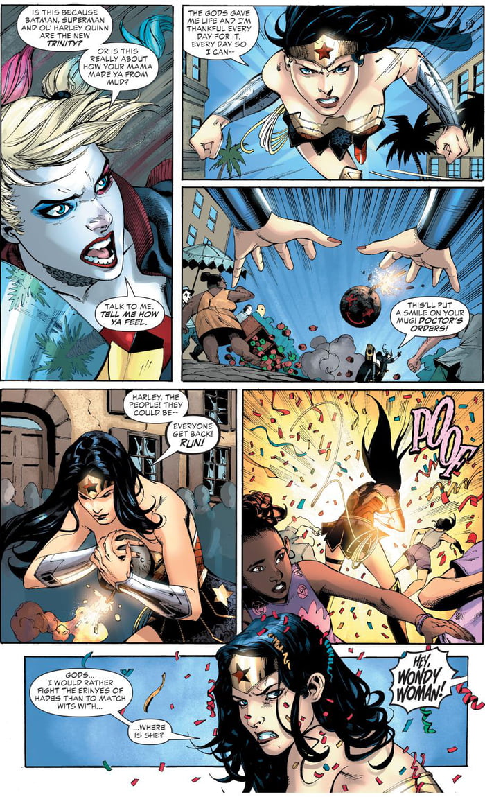 Wonder Woman vs. Harley Quinn - 9GAG