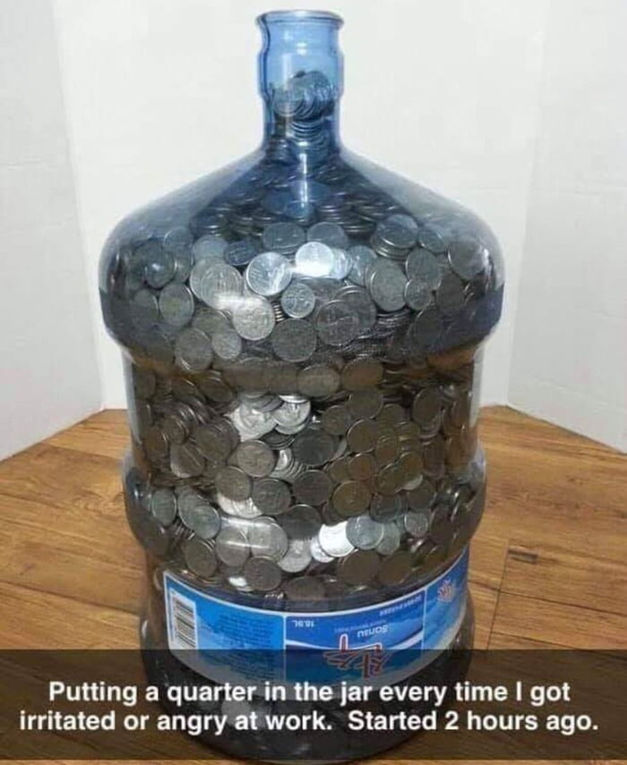 Quarter in the jar - 9GAG