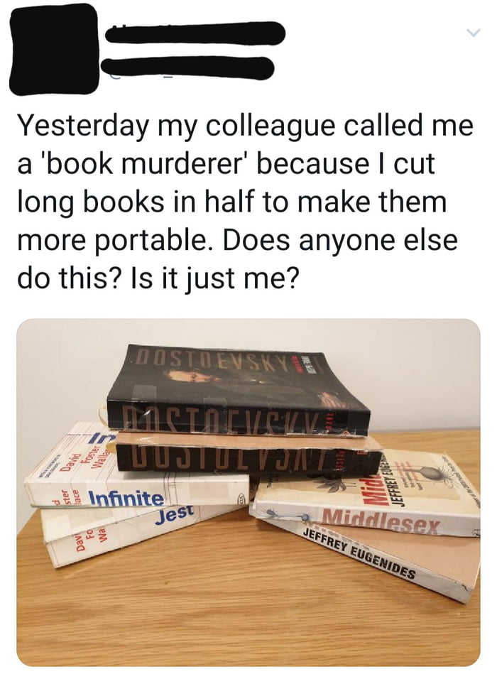 Cutting Books In Half 9gag Cutting Books In Half 9gag