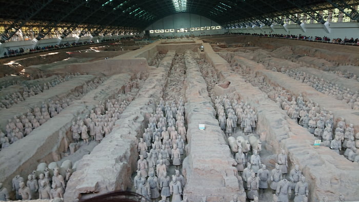 Terracotta Warriors, Xi'an. Once there is enough, to much people there ...