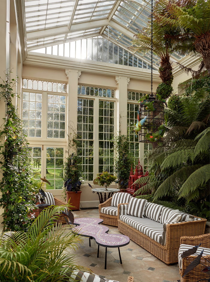 19th century orangery at the Ven House, a 17th18th century English