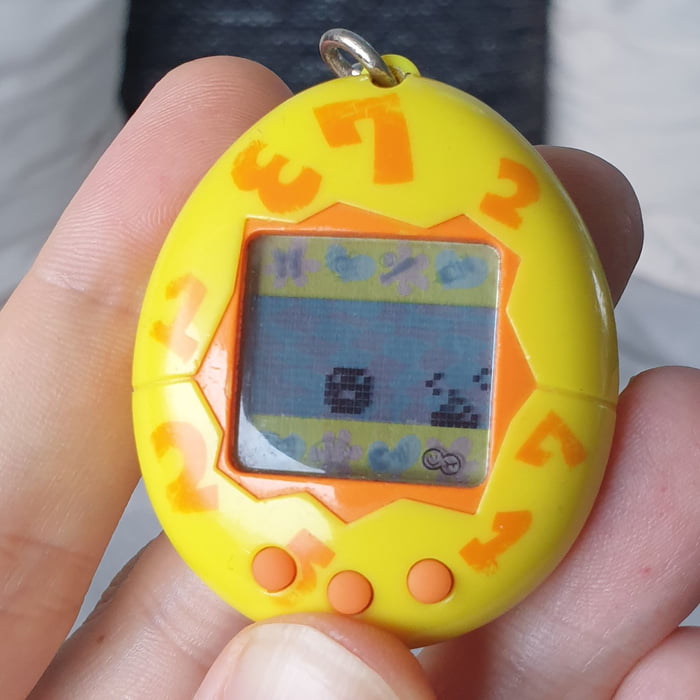 I revived my 1997 Tamagotchi yesterday... wishe me luck it doesn't take ...