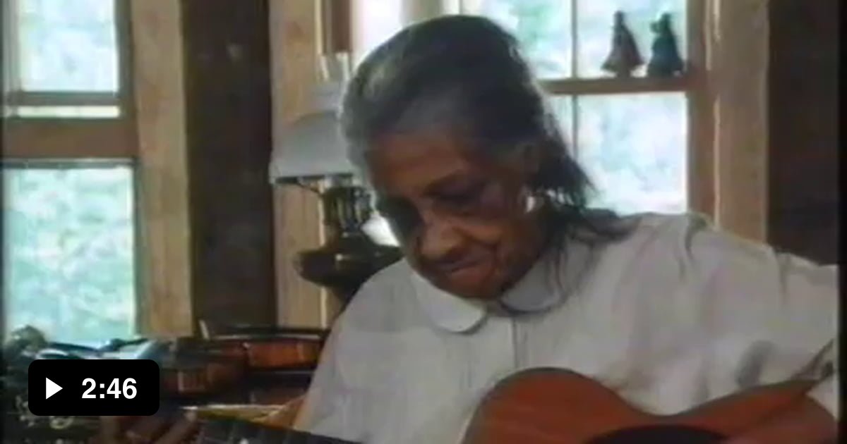 Elizabeth Cotten Performing Freight Train At Age A Song She Write At Age She Invented