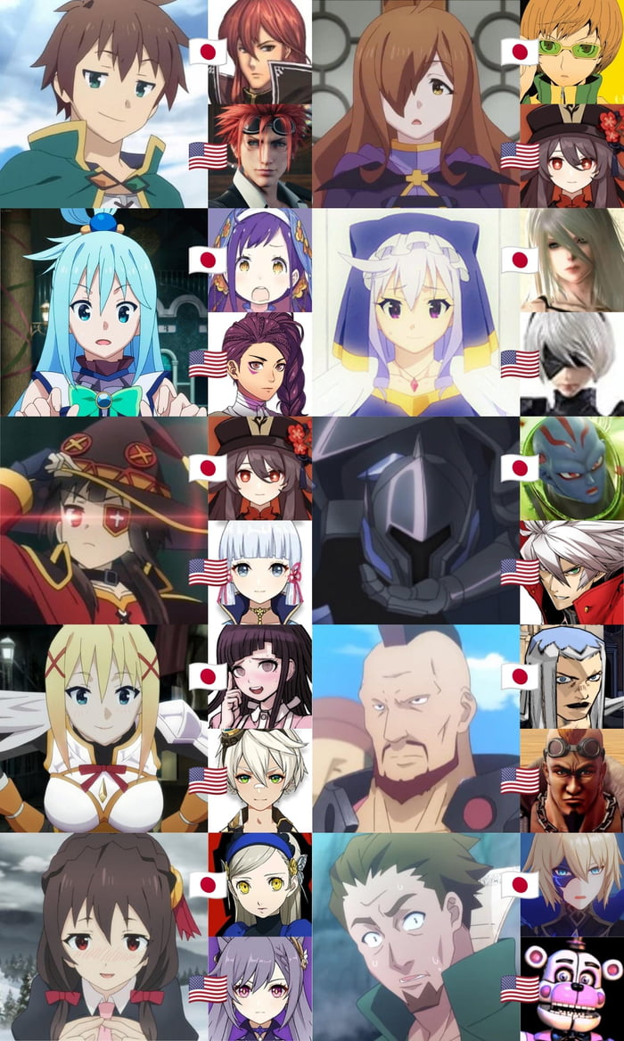 Konosuba Voice Actors In Video Games 9gag