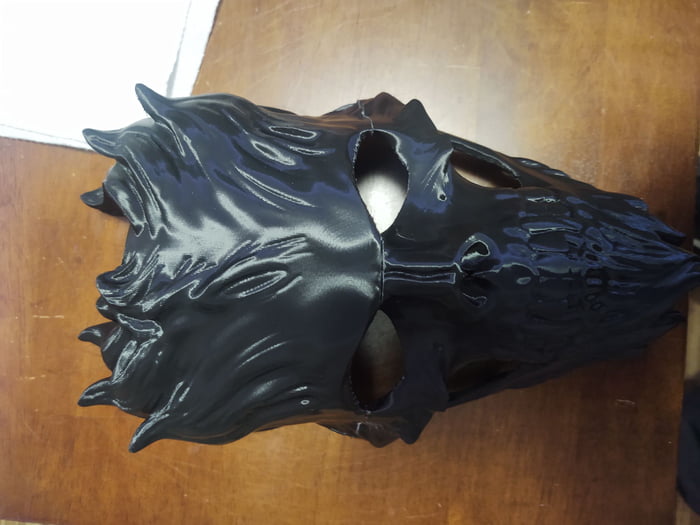 55hr 3d printed mask I did. Just started 3d printed a month ago. Very ...