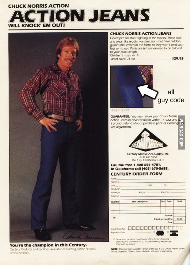 All guy code - 9GAG