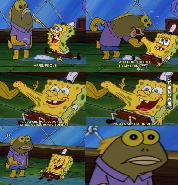 Spongebob you troll... - 9GAG