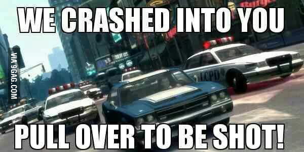 Another GTA cops logic - 9GAG