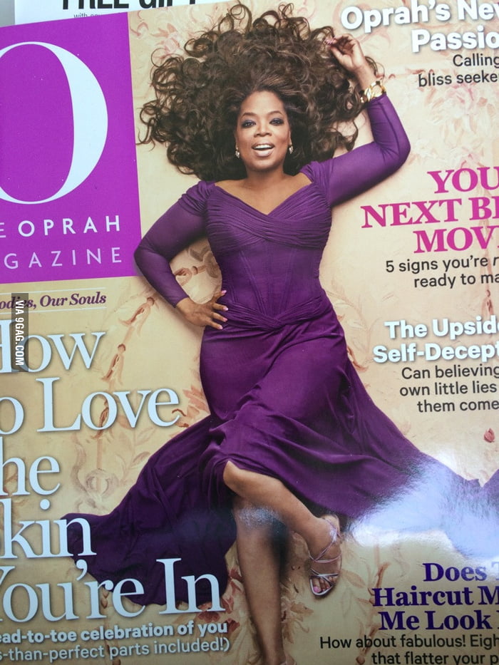 Congratulations To Oprah For Making The Cover Of O Magazine For The 987th Consecutive Time 