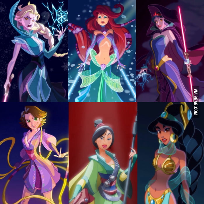 Disney Princesses as Star Wars Characters - 9GAG