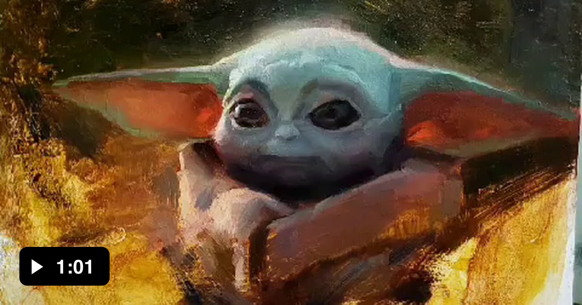 Painted The Child tonight! Aka Baby Yoda. IG: @KaiLunQu - 9GAG