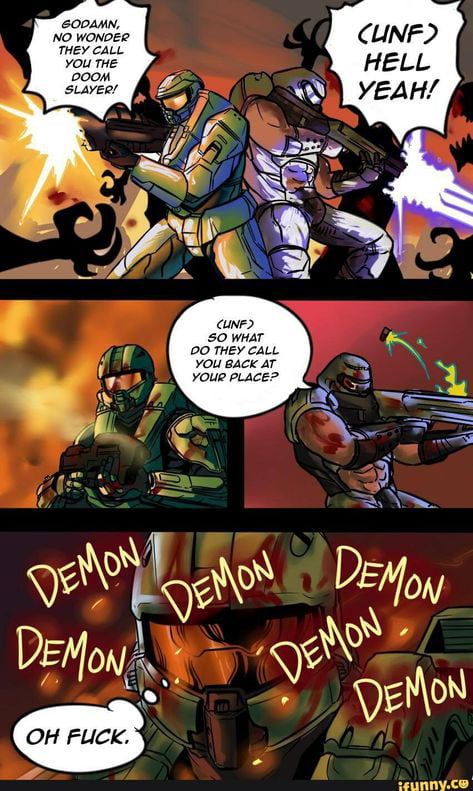 *doom soundtrack intensifies* - 9GAG