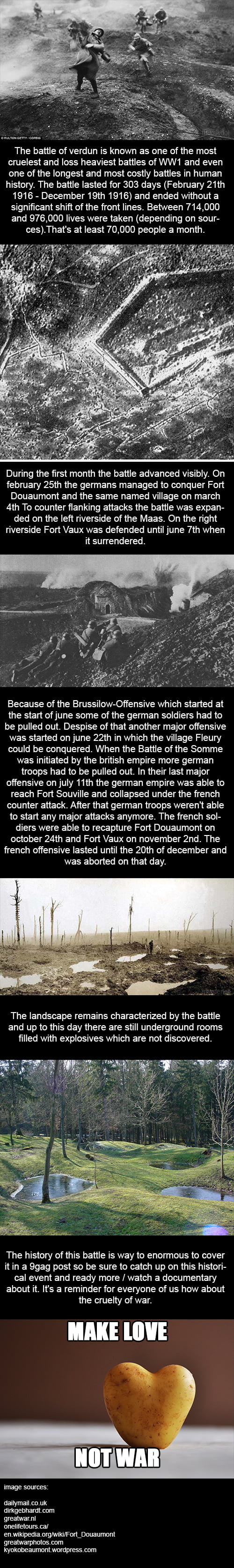 The Battle of Verdun (1916) - a short summary of history