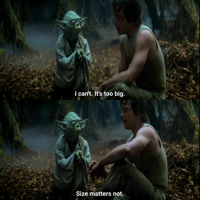 Ohh yoda, your's soooo big! - 9GAG