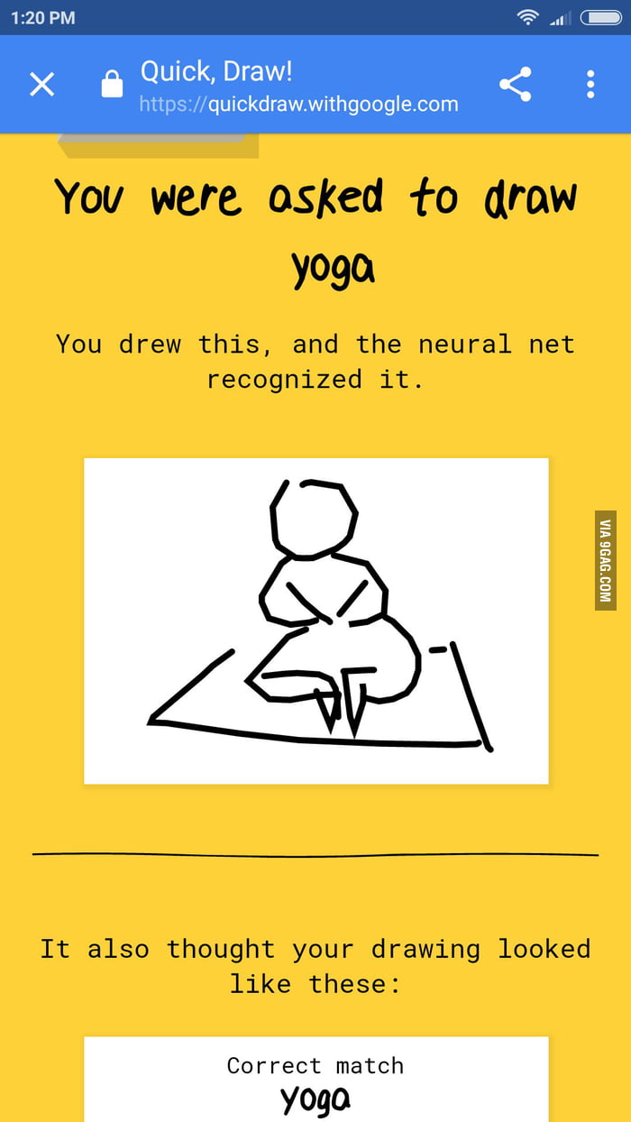 Has anyone here tried Google's Quick Draw yet? - 9GAG