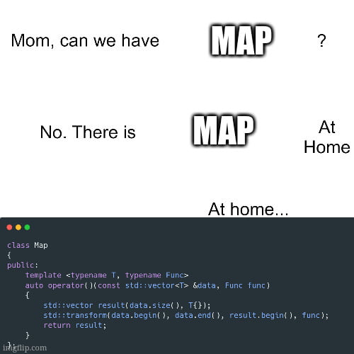cppreference has haikyuu anime example code. lol. this... MapsInCpp - 9GAG
