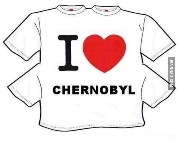 i love chernobyl t shirt