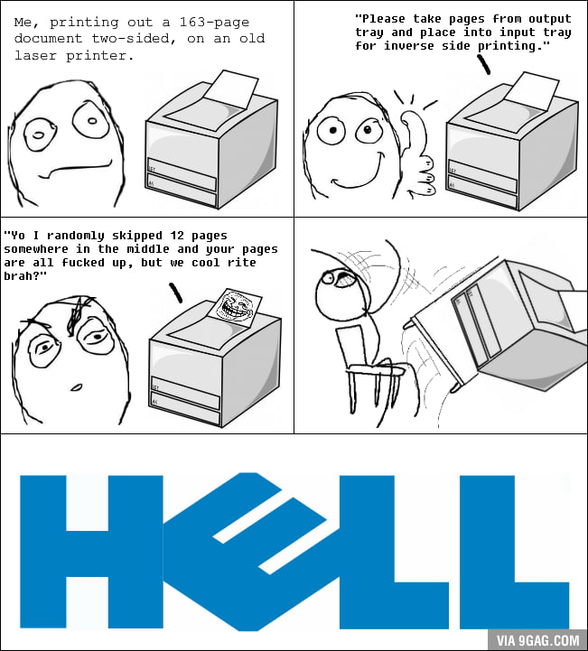 Printing 2 sided pages out of order rage 9gag
