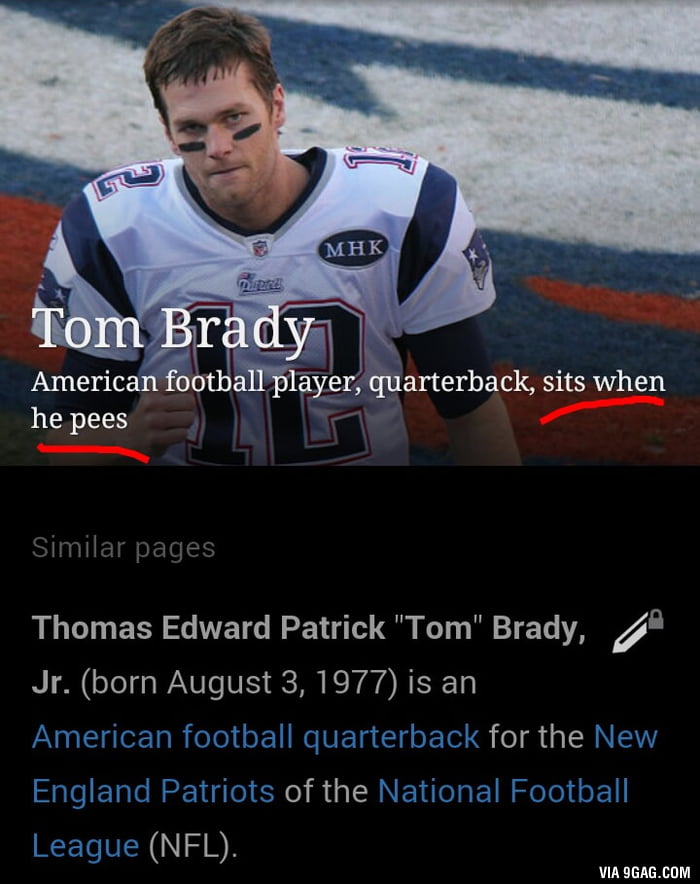 Just Found This...Tom Brady - 9GAG