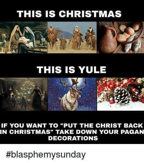 Christmas and pagan Yule - 9GAG