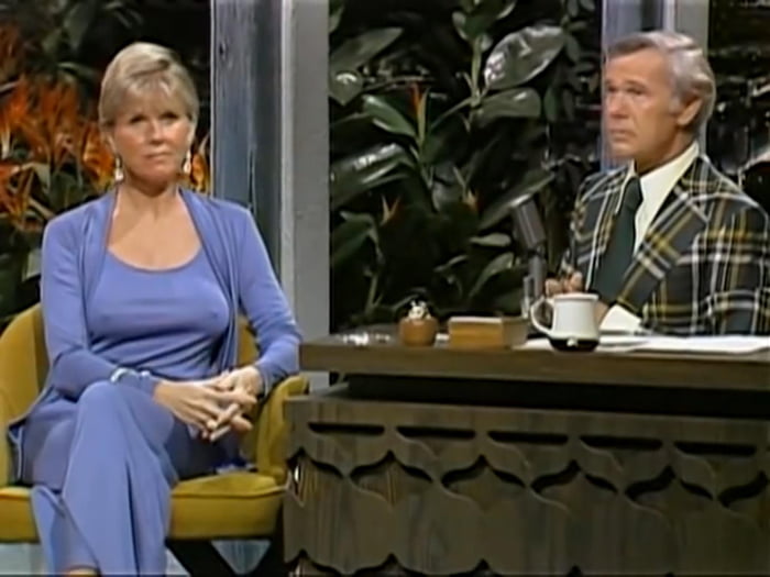 Doris Day on Johnny Carson, 1974 - 9GAG has the best funny pics, gifs, vide...