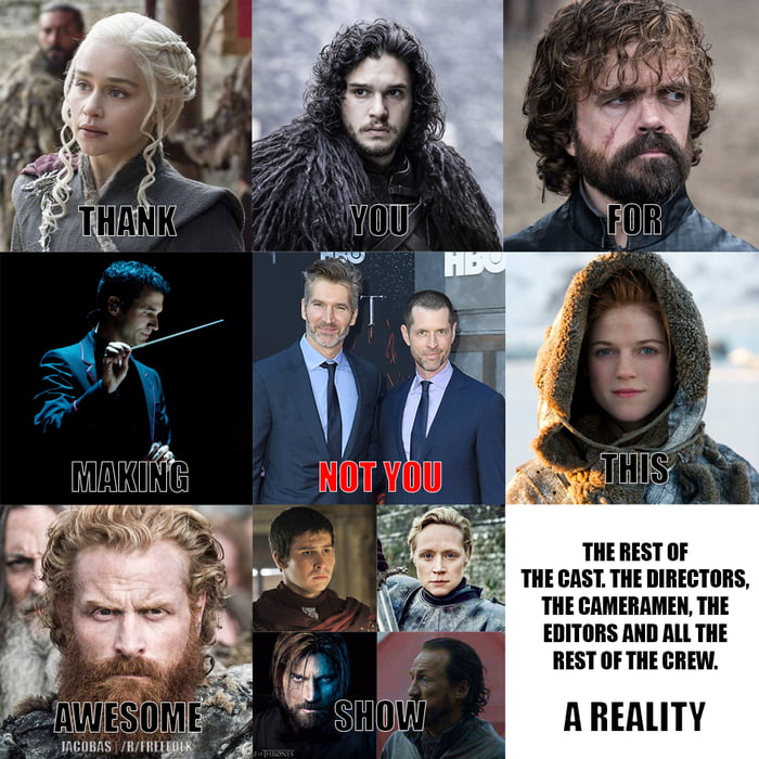 D&D might have ruined the last season, but the actors, directors and ...