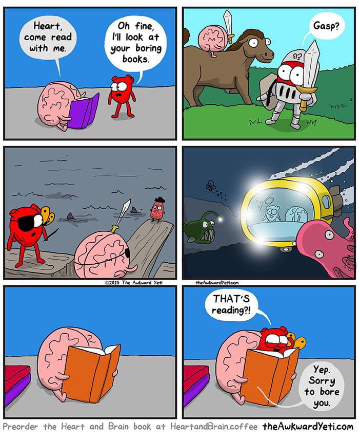 Reading is the best! - 9GAG