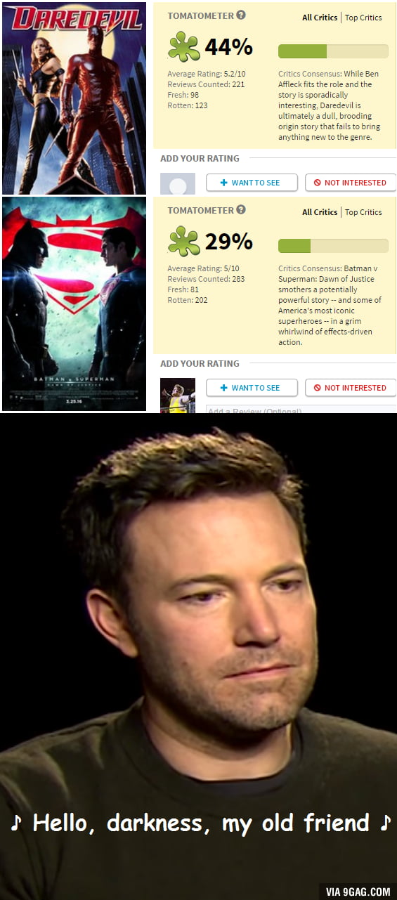 It Can T Possibly Be Worse Than Daredevil 9gag
