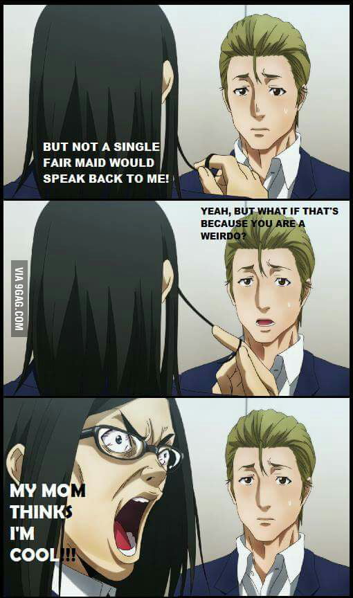 Yep Gakuto Knows What It Feels Like Anime Prison School 9gag