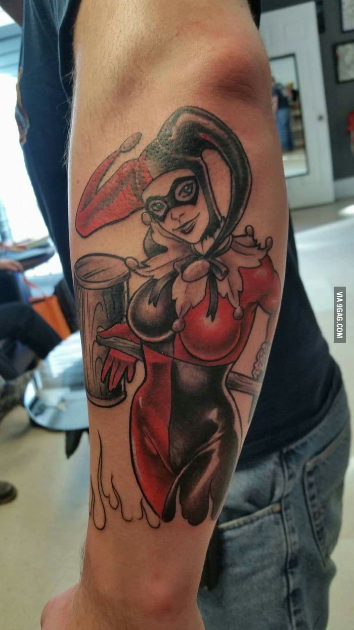 My new Harley Quinn tattoo. what do you guys think? 9GAG
