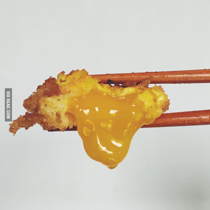 Deep Fried Sous Vide Egg Yolk 9GAG