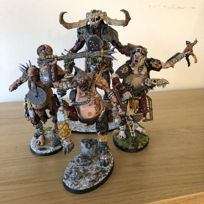 A family portrait 1000 points of Sons of Behemat, built from two