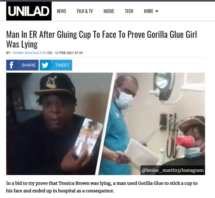 Gorilla Glue Strikes Again 9gag